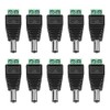 YWBL-WH Conectores DC Macho 5.5x2.1mm, 10 Unidades Adaptadores de Terminal