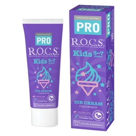 R.O.C.S. Rox Pro Kids (3 - 7 Years Old), Ice Cream Flavor, Mineral Blend, Children's Teeth, 1.6 oz (45 g)