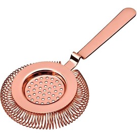 Stainless Steel Cocktail Strainer for Mixing Glass and Shaker copper