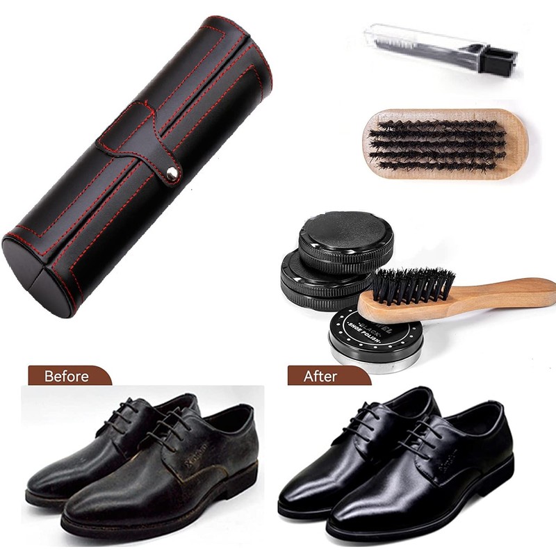 Cleaning Shine Care Barrel Set 11 Piece, black