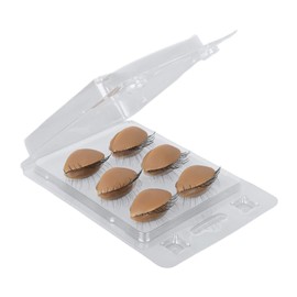 Mannequin Head Eyelids, 3 Pairs Replacement Realistic Eyelashes Extension Training Tools Removable Eyelid Detachable Advance Eyelash Silicone Extensions Kit Doll Head Practice Makeup Lashes Soft Touch