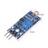 DIANN 10pcs LDR Photosensitive Sensor Module 3 Pins 5MM Light