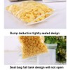 YOFADCI Zip Bags Plastic Clear Resealable Food Bags Zipper Kitchen