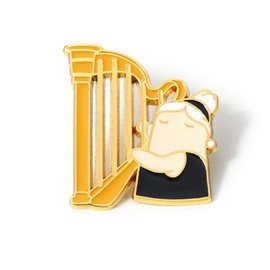 PAIDEMCF Pin de solapa de música para mochila, ropa, sombrero y decoración, Metal, Sin gemas.