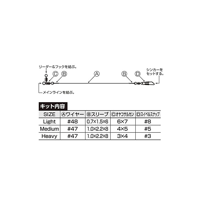 Katsuichi Decoy DIY-1 Carowire Kit, Heavy