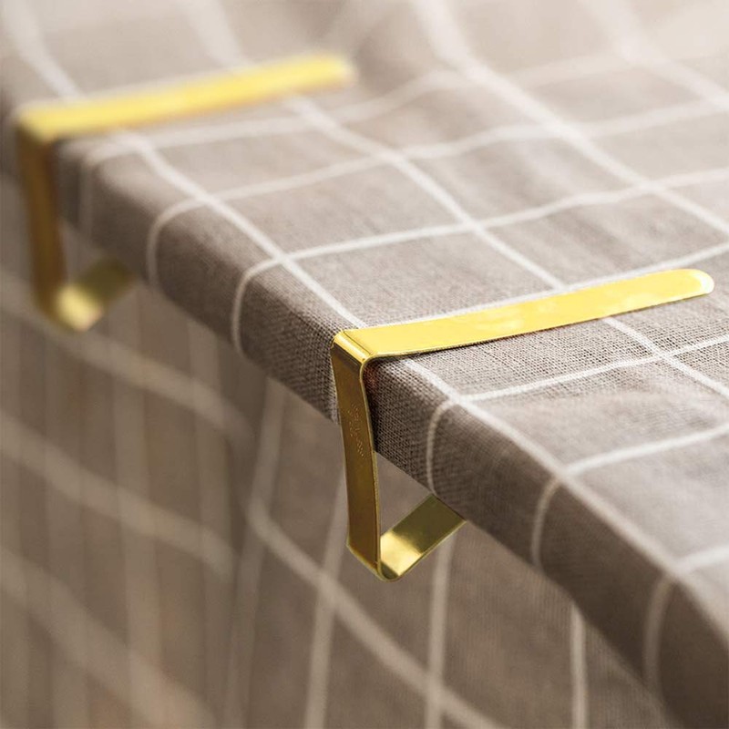IME Table Cloth Clips 8 Pcs Adjustable Tablecloth clips Stainless