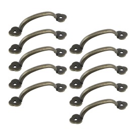 T Tulead Wire Door Handle Gate Pull Bronze Handle Handle Outdoor Drawer Handles with Screws for Cabinet,Drawer,Wardrobe Pack of 10 (3.19-Inch Hole to Hole)