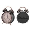 QANYEGN Retro Twin Bell Alarm Clock, Vintage Analog Alarm Clock,