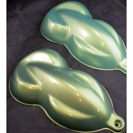 Vintage Paint Gold Green Pearl Pigment Mica 20 Grams Automotive Airbrush Candies Custom Paint