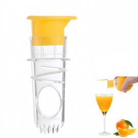 Heyumybit Lemon Juicer,Lime Squeezer,Small Manual Juicer,Portable Orange Squeezer with Filter,Citrus Fruit Press for Lemon,Lime,Orange,and Grapefruit