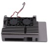 Aluminum Alloy Cooling Case Heat Dissipation Enclosure with Fan for