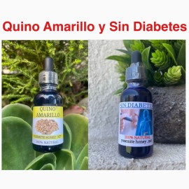 100% Pure Quino amarillo y Sindiabetes homeopatia
