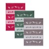 Kracht Pack of 3 Half Linen Jacquard Cloth Elk Series