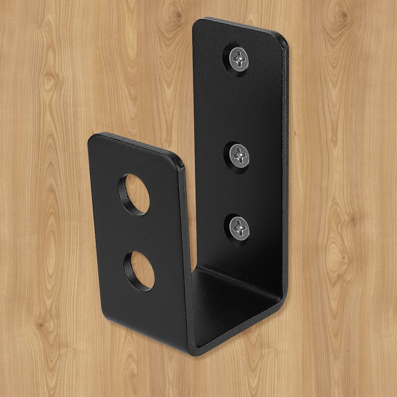 MUKLEI 8 Pack Door Barricade Brackets, Open Bar Holder U