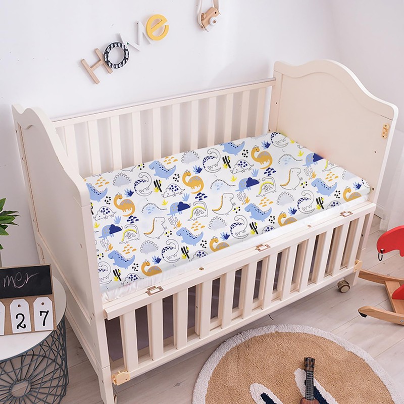 2 Pack Cot Bed Fitted Sheets 140 x 70cm for