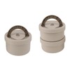 Insulated Food Container Beige 316 Stainless Steel Round Sealed Leak
