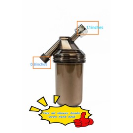 Shower Filter, VC Shower Water Filter, Good for hair & skin and nails| sensitive skin| eczema, Stop itchy skin| Dry hair. Solved hard water & heavy metals, Keep your health, U.S. Patent (FULL)
