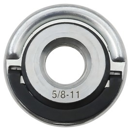 sunnates 5/8"-11 Quick Change Angle Grinder Flange Nut Quick Release Angle Grinder Flange Nut 5/8-11 Angle Grinder Locking Nut for Angle Grinder Replacement Parts 1PCS