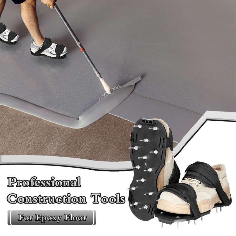 Spike Shoes for Epoxy Flooring Epoxy Shoes with 3/4" Short