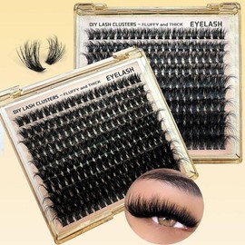 Mixed Length Individual False Eyelashes, 1 Box Natural Look Eyelash Extensions, Self Grafting Curl Eyelashes, Eye Makeup Enhancement False Eyelashes, Christmas, Christmas Gift