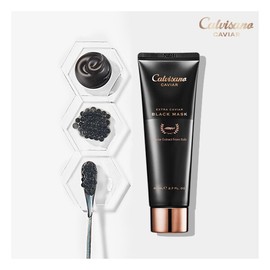 Calvisano Single Extra Caviar Black Mask 80ml / 칼비사노 단품 엑스트라 캐비아 블랙 마스크 80ml