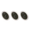 3 PCS Dollhouse Wall Clock 1:12 Dollhouse Miniature Round Wall
