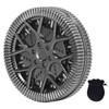 Hollow Hub Pattern ADHD Haptic Coin Portable Magnetic Anxiety Stress