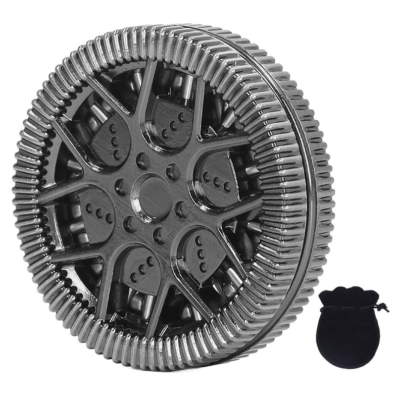 Hollow Hub Pattern ADHD Haptic Coin Portable Magnetic Anxiety Stress