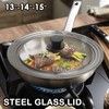 GDDGCUO 13-14-15 in Universal Pan Lid, Extra Large Stainless Steel