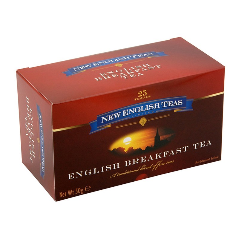 New English Teas Classics Tea Carton with 25 English Breakfast