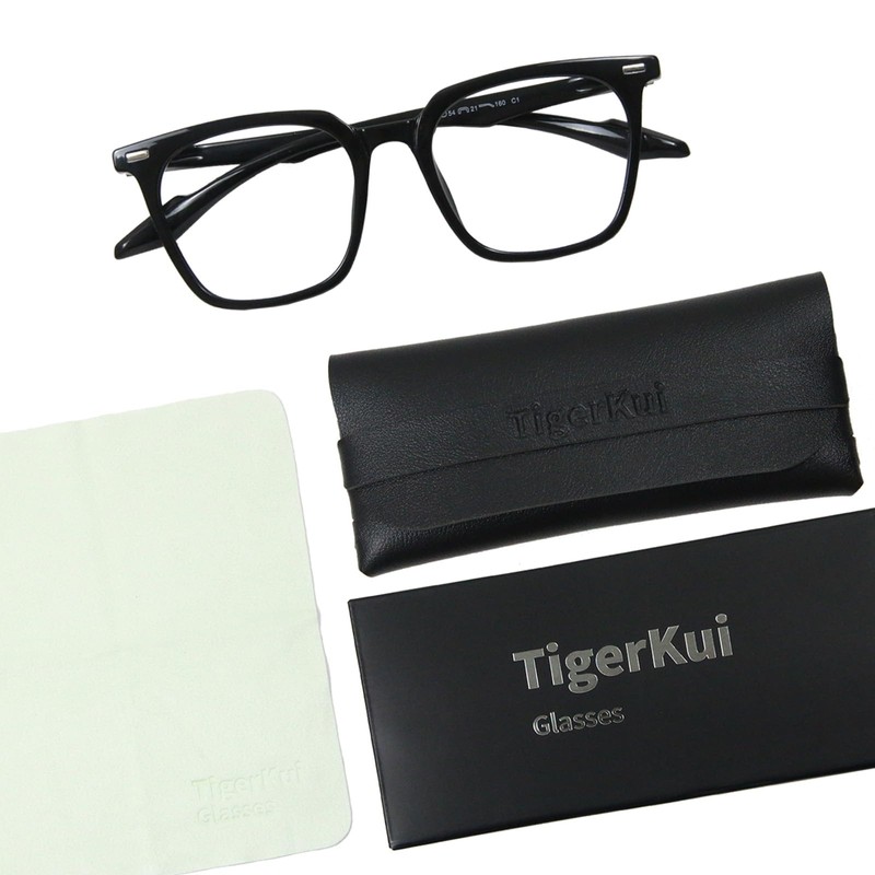 TigerKui blue light blocking glasses (Gloss-Black)