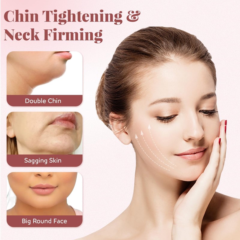 Reusable V-Line Mask, Chin Strap For Sleeping【Lifting Effect】【Adjustable】【Easy To Use】,