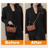 Strap for Longchamp Mini Bag Strap, Brown Leather Adjustable Handbag