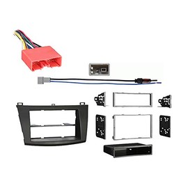 Harmony Audio Compatible with Mazda Mazda3 2010 2011 2012 2013 Multi DIN Stereo Harness Radio Install Dash Kit Package