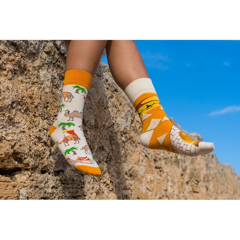 Spox Sox Casual Unisex Socks, Multi-Coloured, Colourful Socks for Free