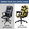 YOXEULL Sunflower Computer Office Chair Covers Stretchable Soft Fit Universal
