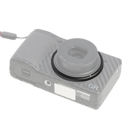 Hersmay Metal Decorate Lens Ring for RICOH GR III GRIII GR3 Camera, Replaces for Ricoh GN-1 Lens Ring Cap (Black)