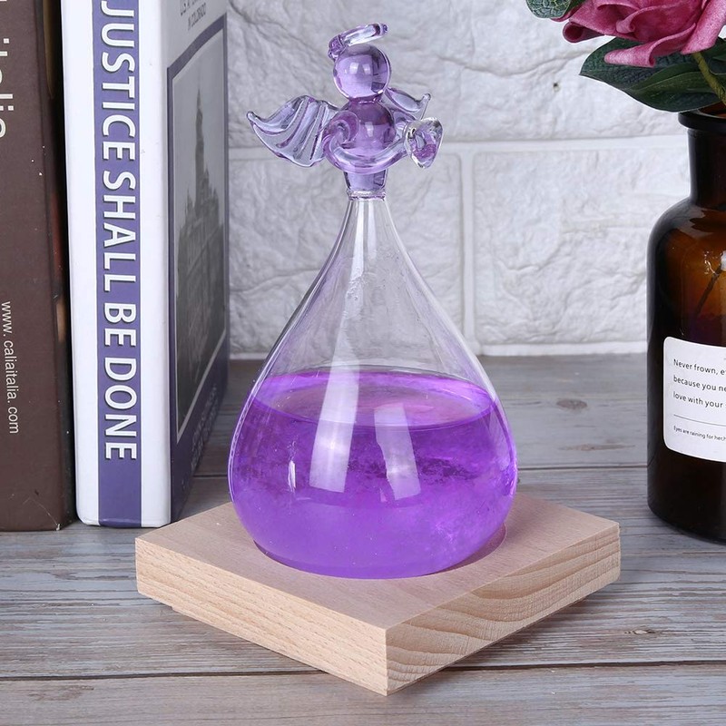 Joyzan Storm Glass Weather Predictor, Predicting Forecaster Glass Barometer Water
