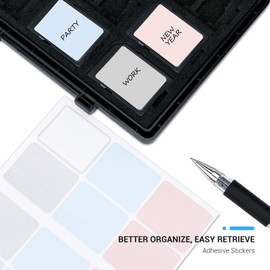 45 Slots Memory Card Case for 30 Micro SD,9 SD,2 XQD/CF-EXP. Type-B,2 CF-EXP. Type-A,2 CF Cards with Labels,Water-Resistant Anti-Shock Anti-Dust,SD Micro SD CF XQD CFexpress Type A Card Holder