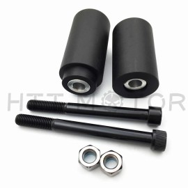 HONGK Black Frame Slider Crash Protector Fit Kawasaki ZX-7R ZX7R ZX 7R 1996-2003