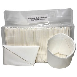 Disposable Cup Sleeves that Unfold Into Napkins (500-Pack) Superior Hot/Cold Protection. Hand Assembled in America.