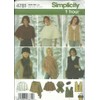 Simplicity 4781BB Sewing Pattern Misses 1 Hour Pattern Poncho Bag