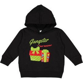 inktastic Gangster Wrapper Red and Green Gifts Toddler Hoodie 4T Black 3864d