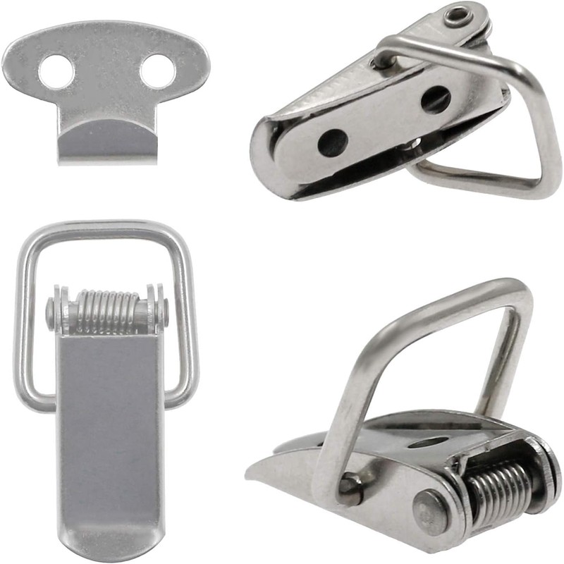 6PCS Toggle Latches Spring Loaded Clamp Clip Case Box Latch