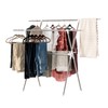 IRIS USA Clothes Drying Rack, Foldable & Extendable Rods for