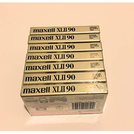 Maxell XLII IEC Tipo II Cinta de casete de audio de alta polarización de 90 minutos, paquete de 7