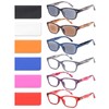 BLOEXCLU 6 Pack Reading Glasses for Women Men Blue Light