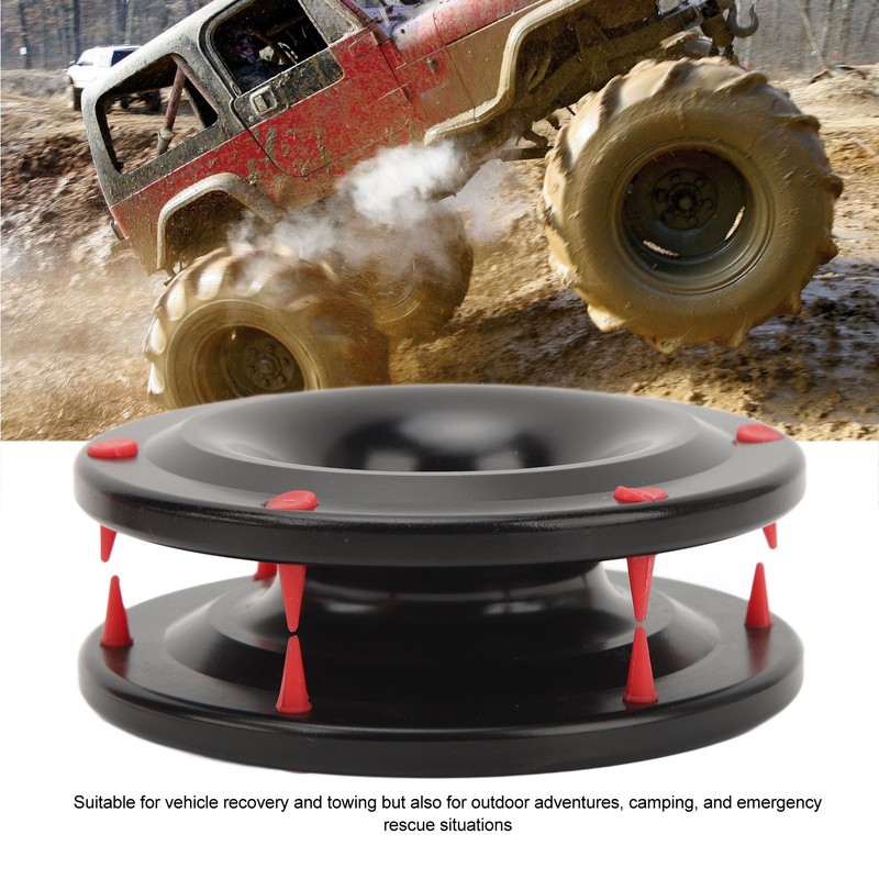 Rope Retention Pulley 22000lbs Heavy Duty Winch Snatch Recovery Ring
