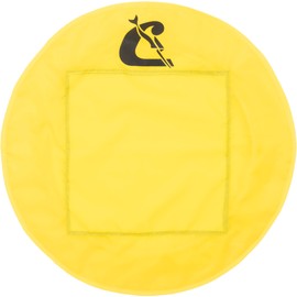 Cressi Quickchanging Mat Quickchanging Mat-Comodo Tappetino Igienico per Piedi, Cambio Indumenti, attività Acquatiche, Spogliatoi Piscina, Palestra e Spiaggia, Giallo, Ø 55cm