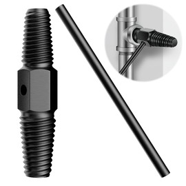 Double Head Screw Extractor, Pipe Screw Extractor, Tap Extractor, Removal Tool for 1/2 Inch, 3/4 Inch Hoses, Valve Tap